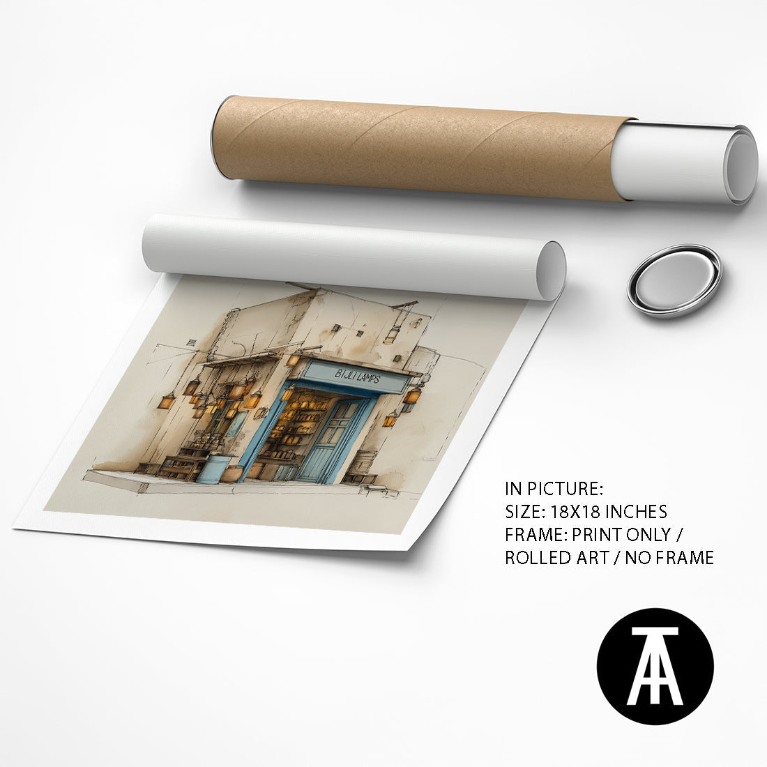 Artwork as Print Only / Rolled Art