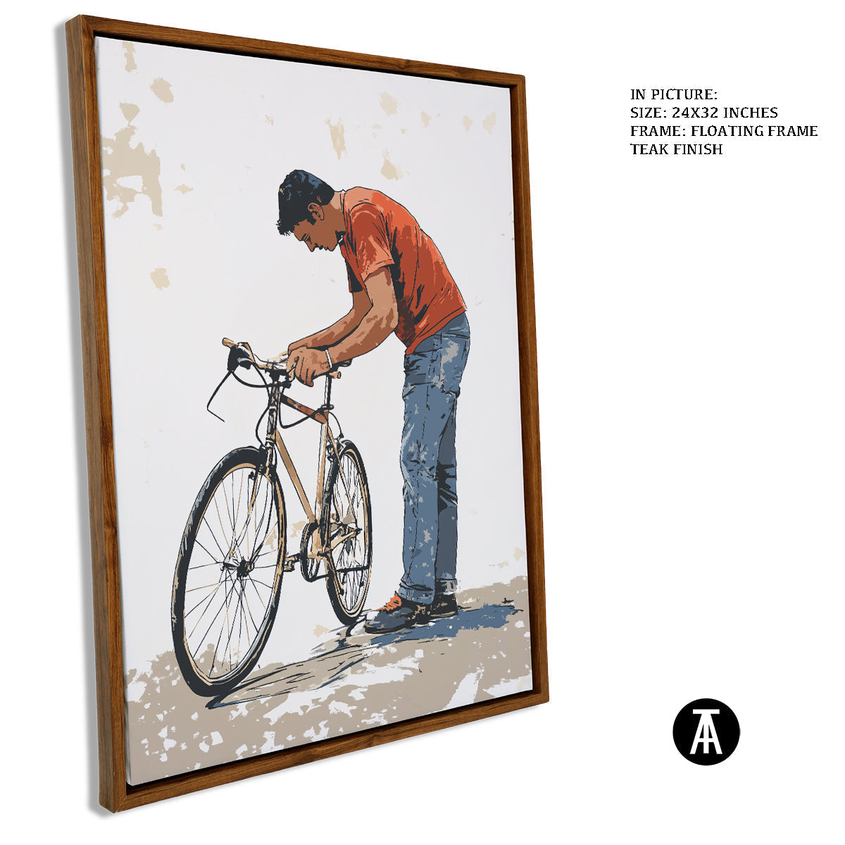 Artwork in Floating Frame