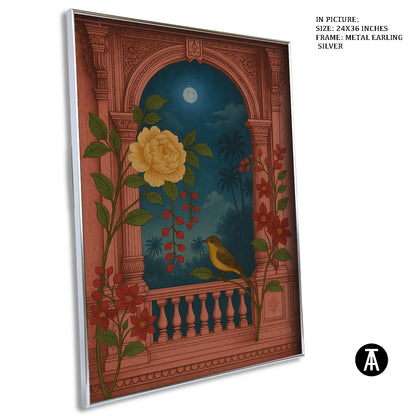 Artwork in Metal Earling Silver Frame