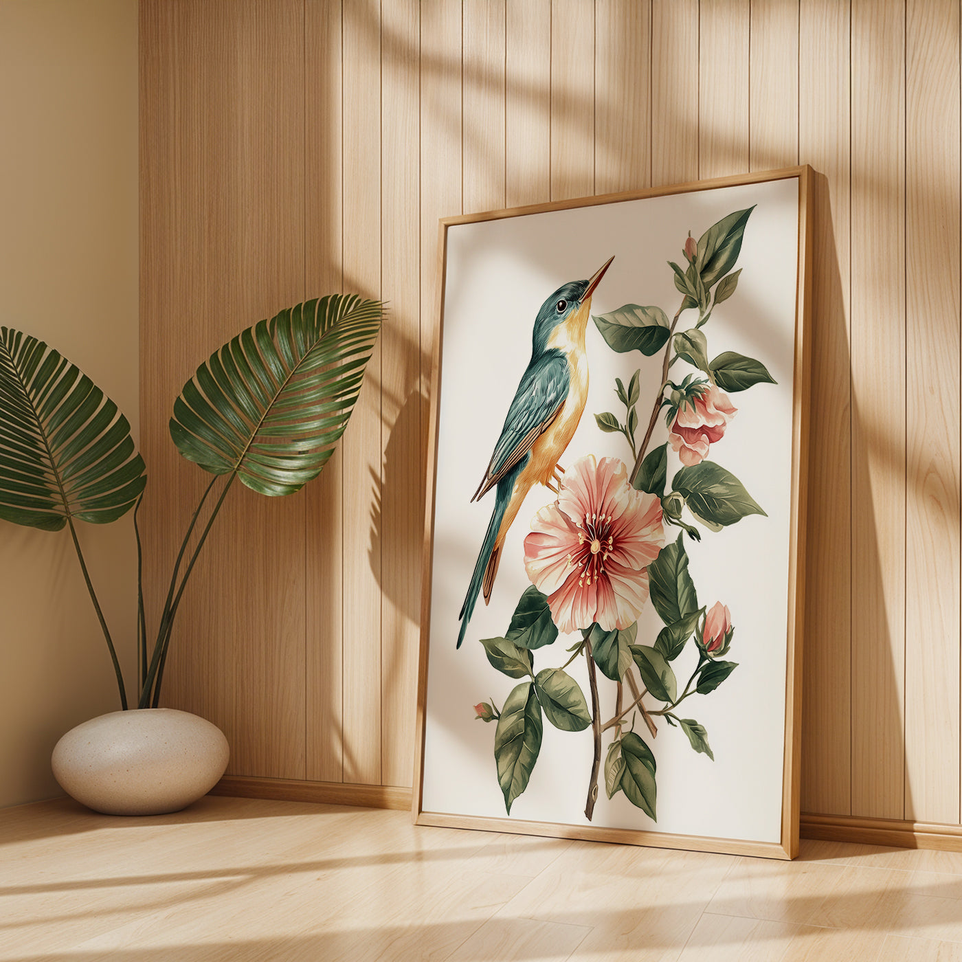 Floral Painting in a Lifestyle Setting