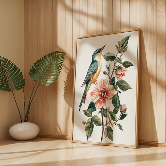 Floral Painting in a Lifestyle Setting