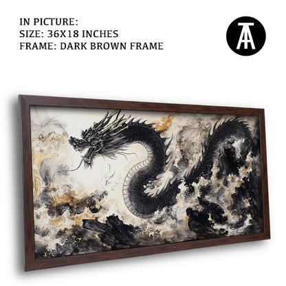 Artwork in Metal Champagne Gold Frame