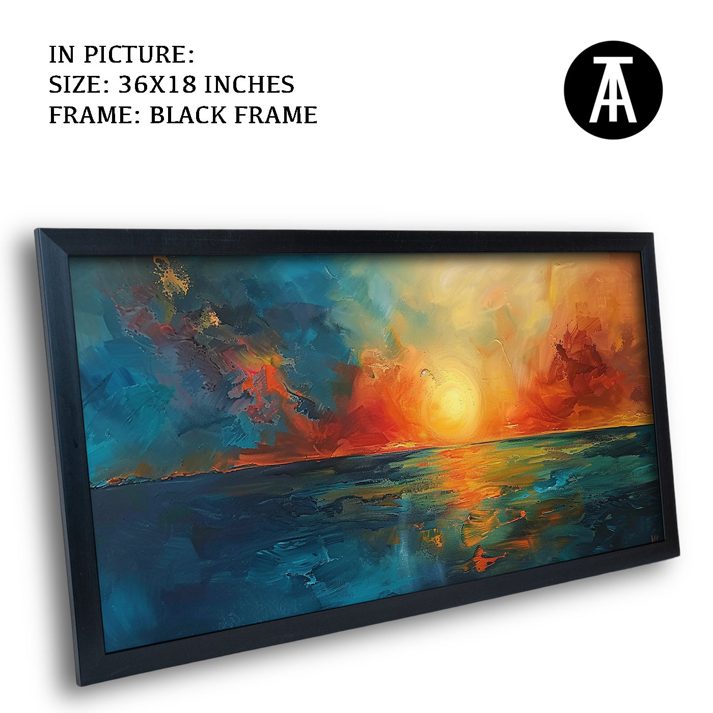 Artwork in Metal Earling Silver Frame