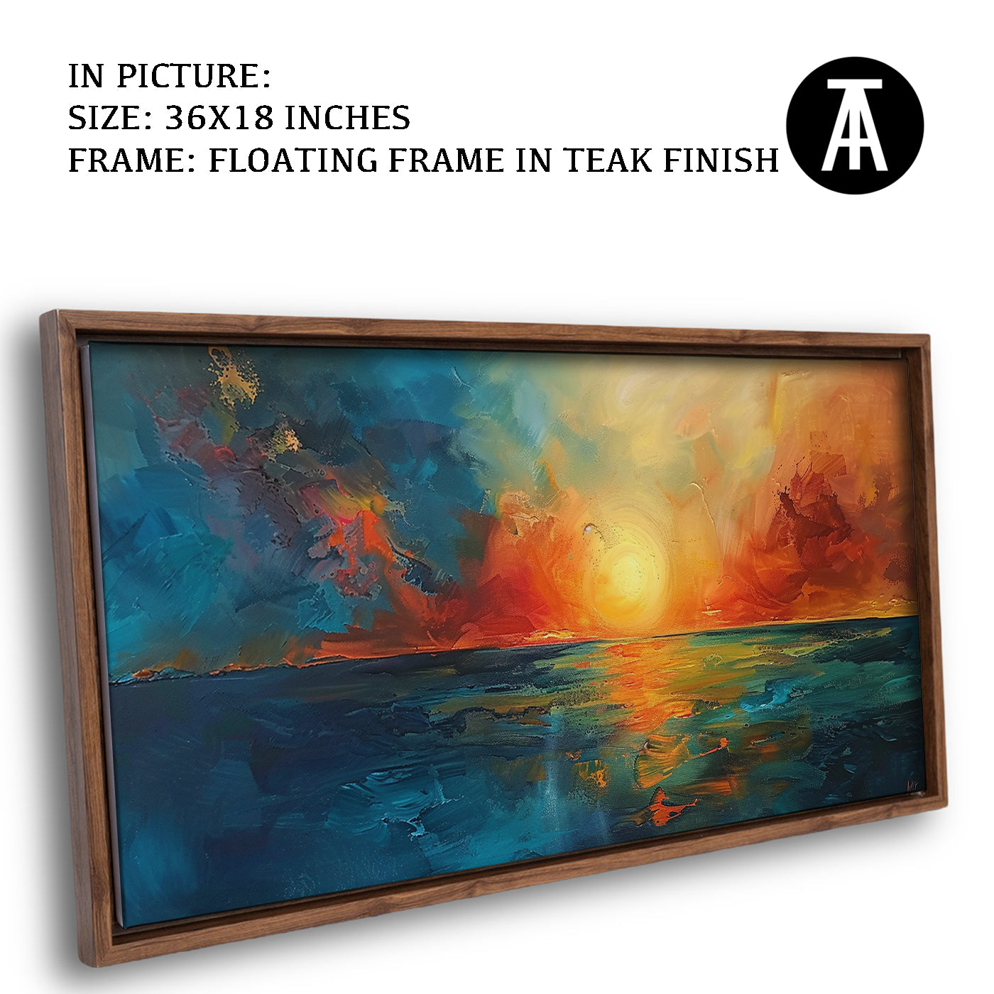 Artwork in Floating Frame