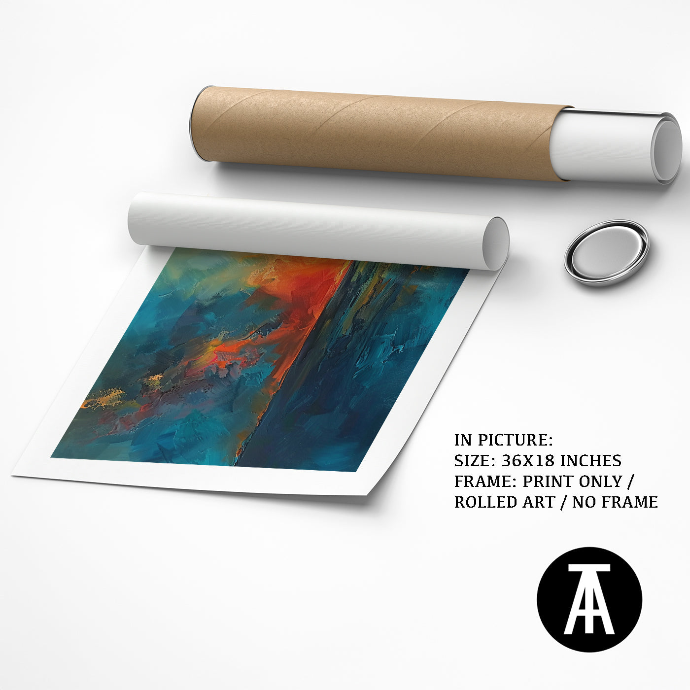Artwork as Print Only or Rolled Art