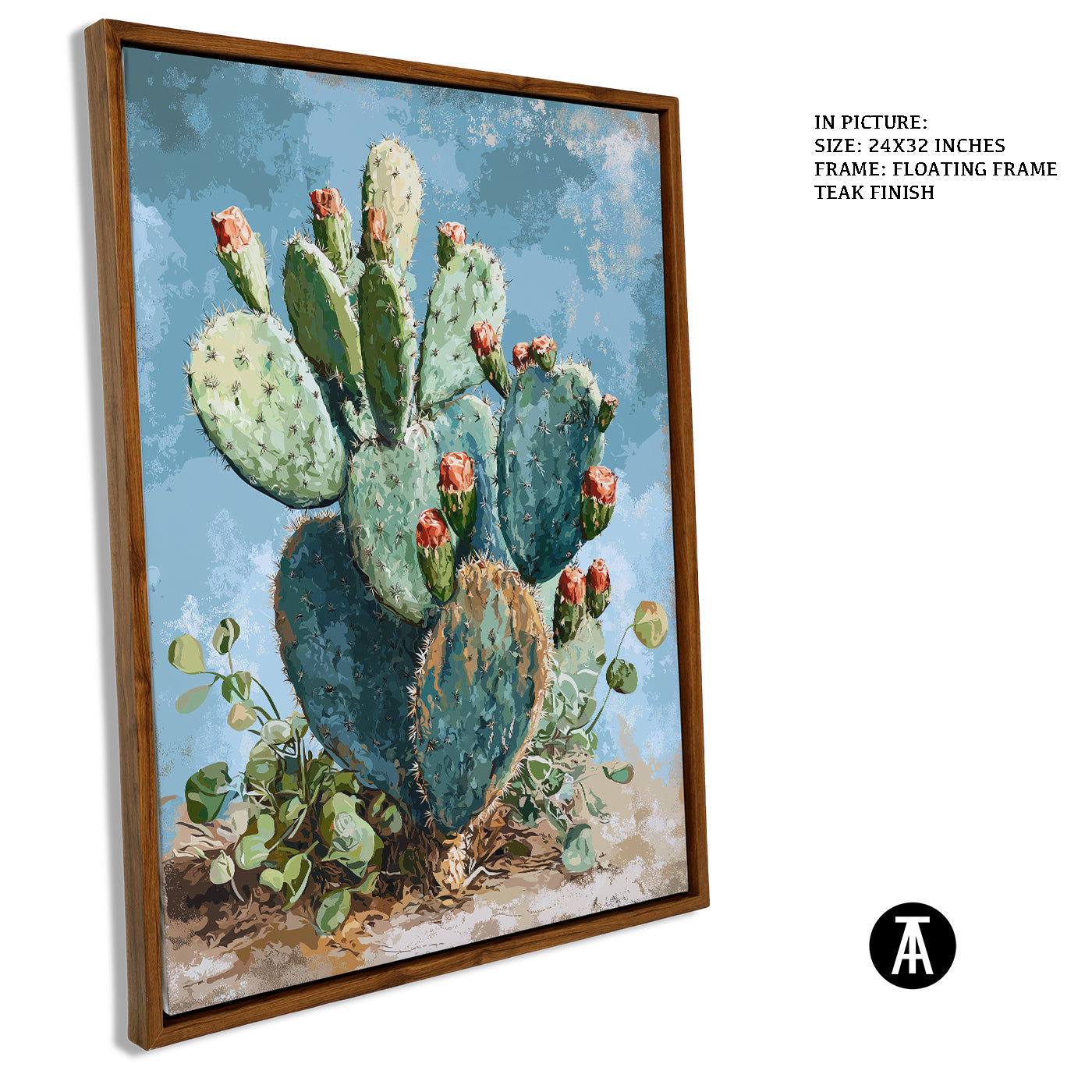 Artwork in Floating Frame