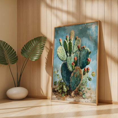 Floral Painting in a Lifestyle Setting