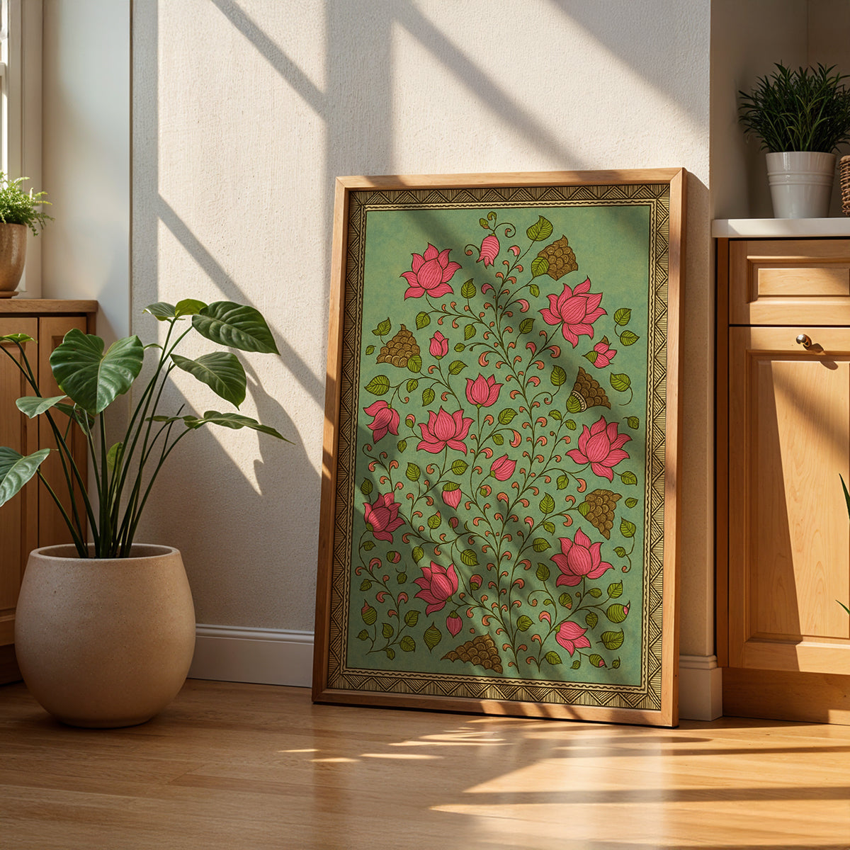 Heritage Indian Painting in a Lifestyle Setting