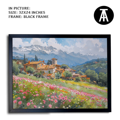 Artwork in Metal Earling Silver Frame