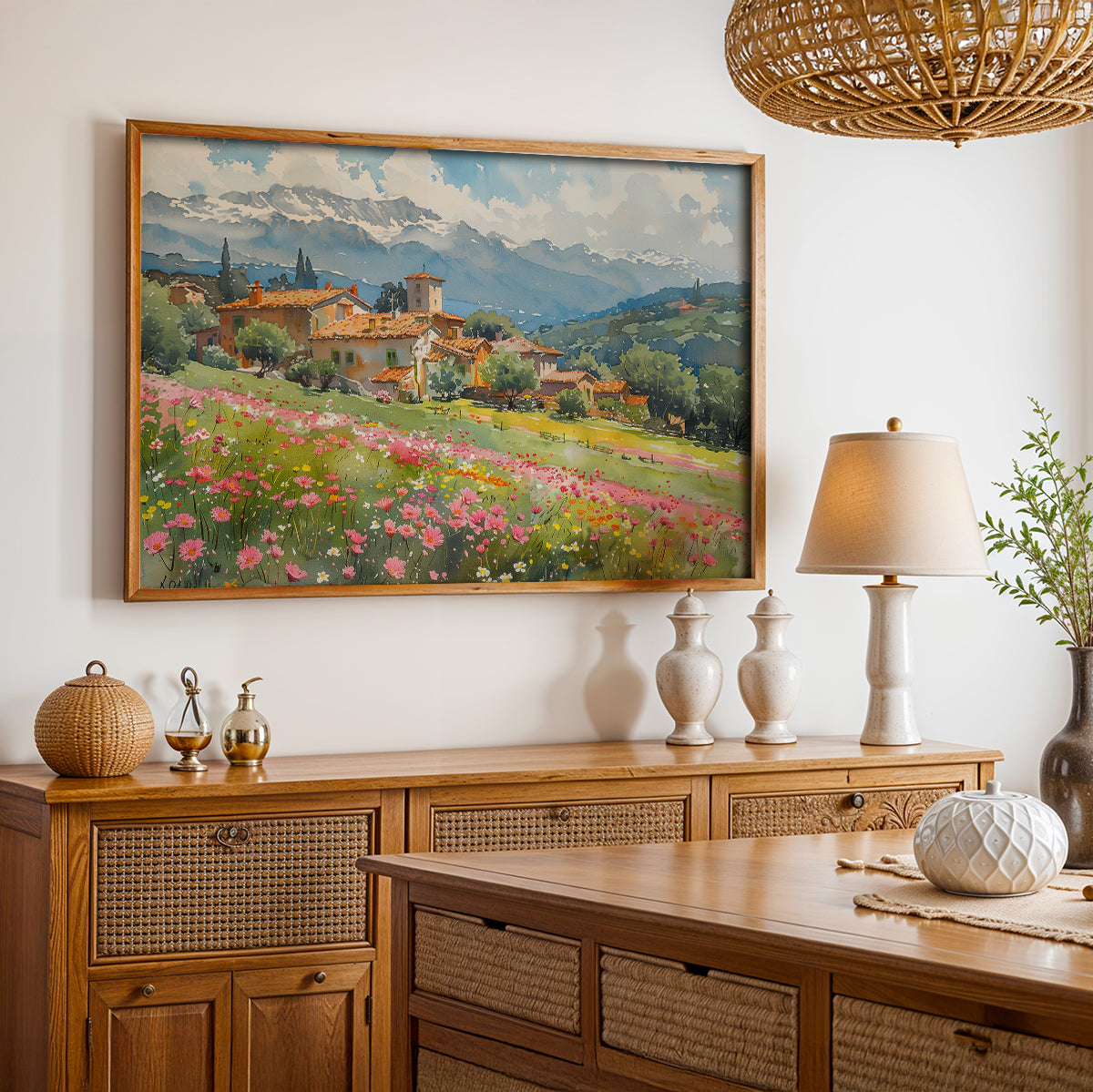 Limited Edition Painting in a Lifestyle Setting