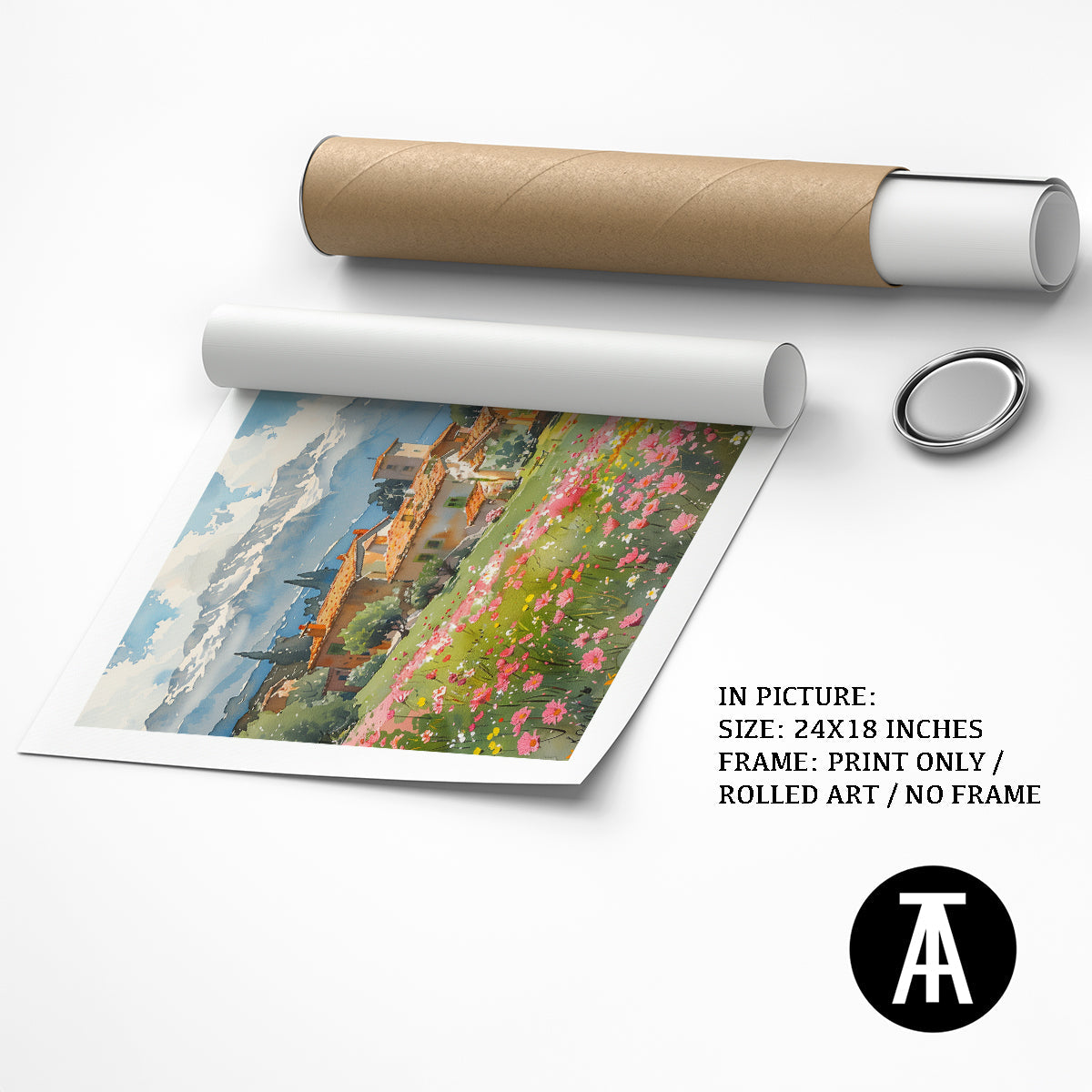 Artwork as Print Only or Rolled Art