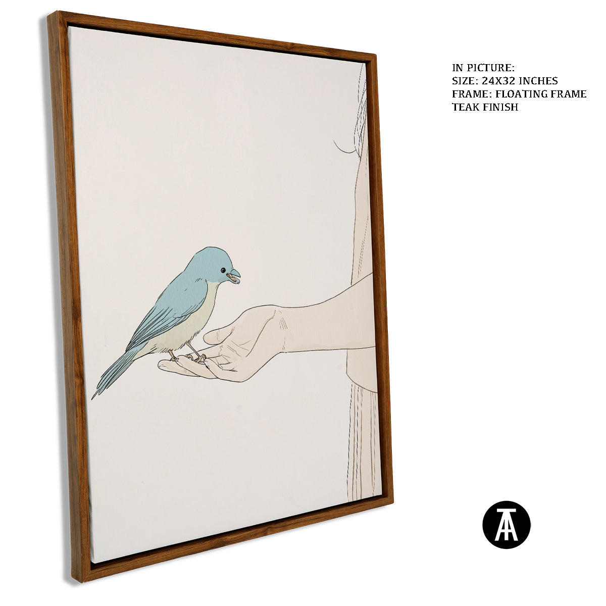 Artwork in Floating Frame