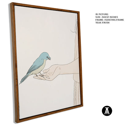 Artwork in Floating Frame