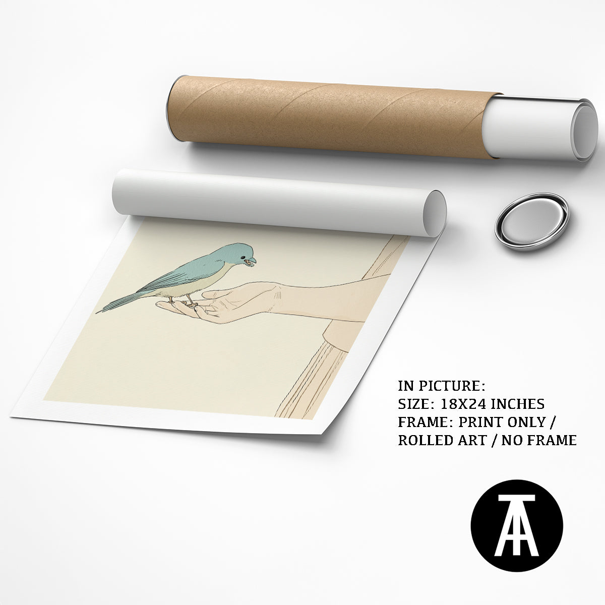 Artwork as Print Only or Rolled Art