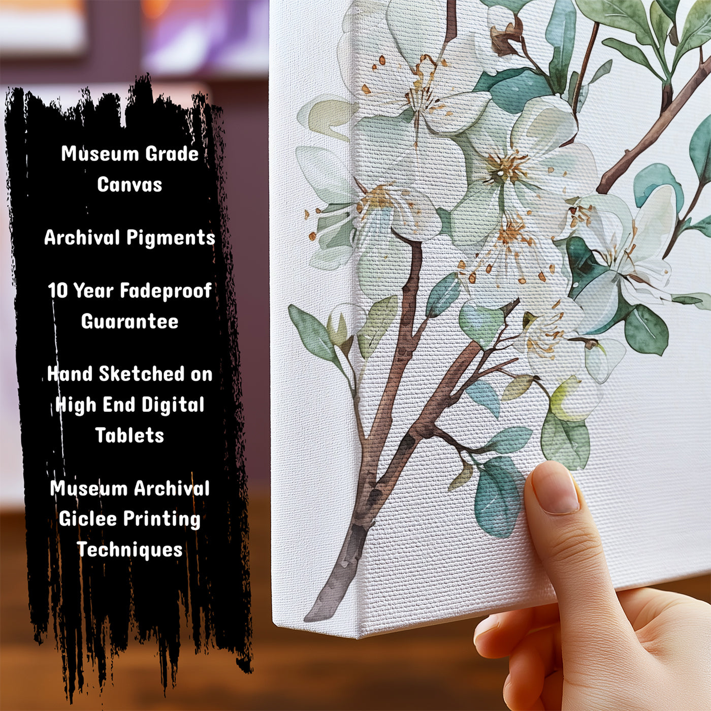 Information about Floral Botanical Canvas Art Print