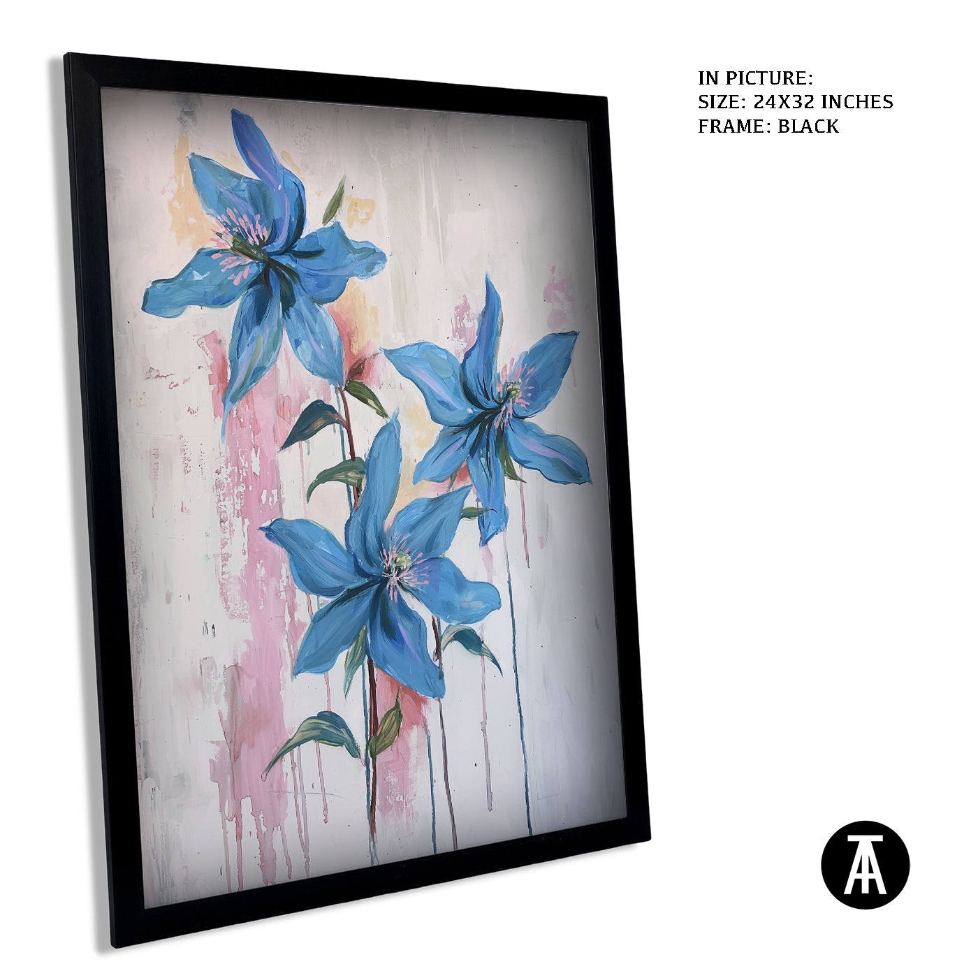 Artwork in Metal Earling Silver Frame