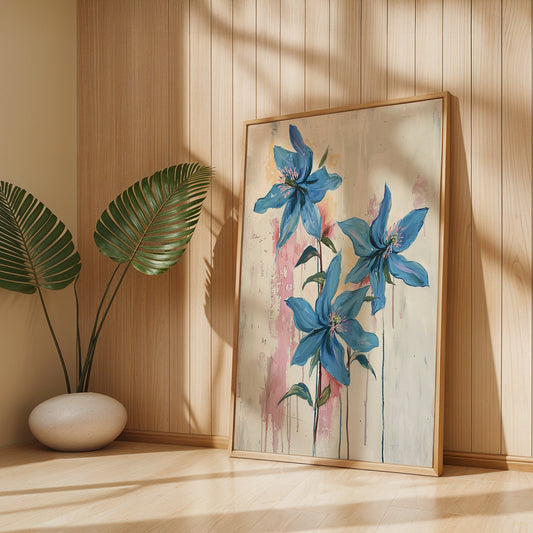 Floral Painting in a Lifestyle Setting
