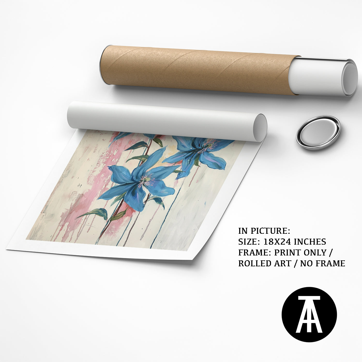 Artwork as Print Only or Rolled Art
