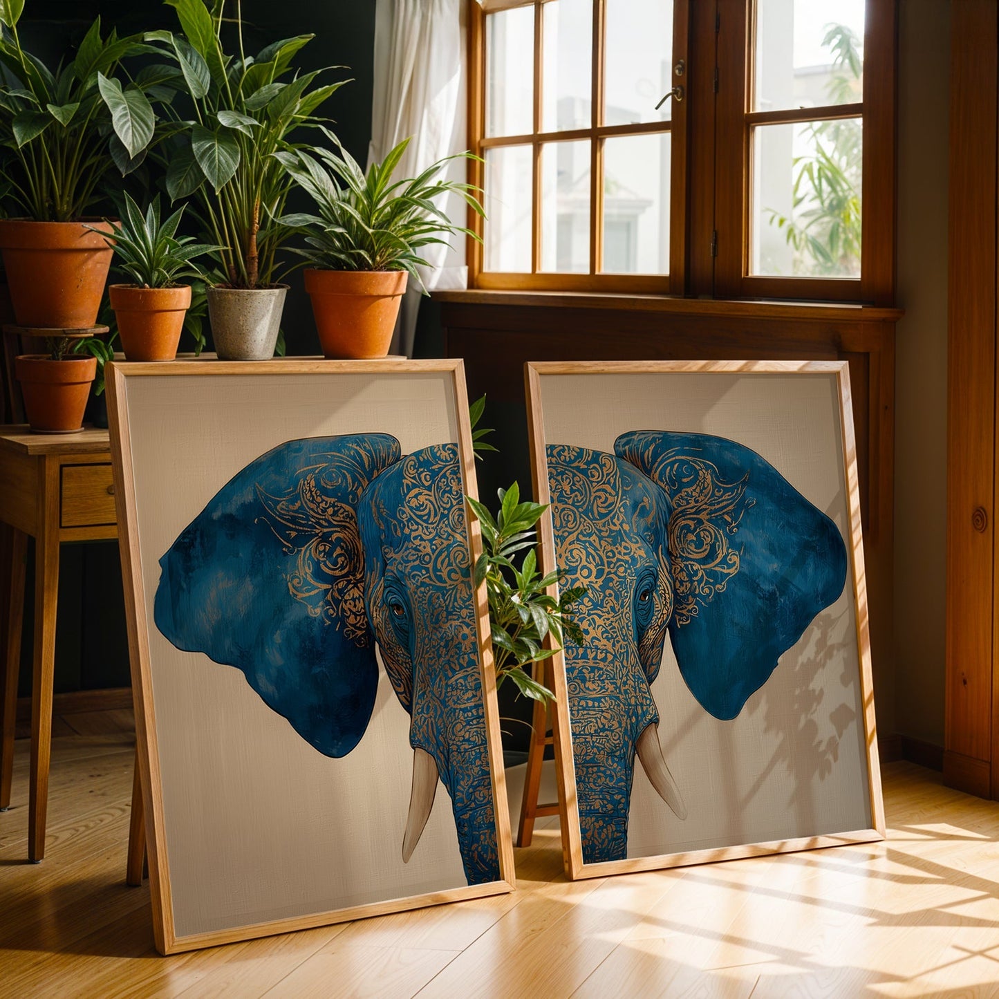 Heritage Indian Painting in a Lifestyle Setting