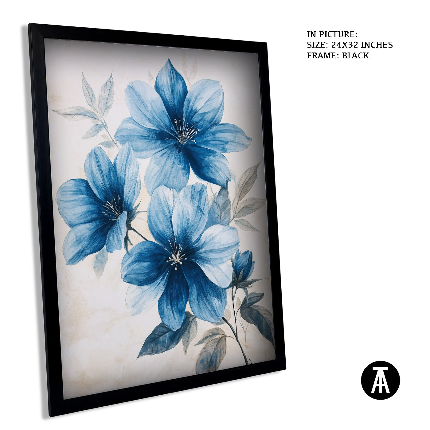Artwork in Metal Earling Silver Frame