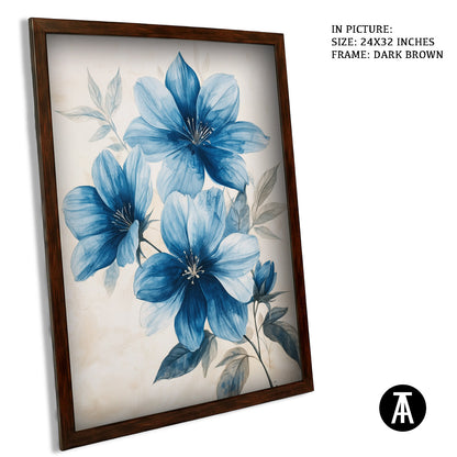 Artwork in Metal Champagne Gold Frame