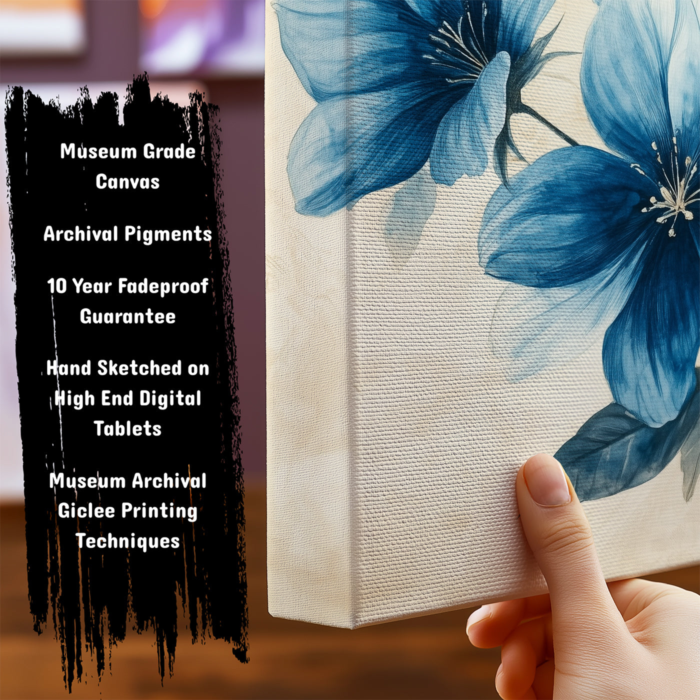 Information about Floral Botanical Canvas Art Print