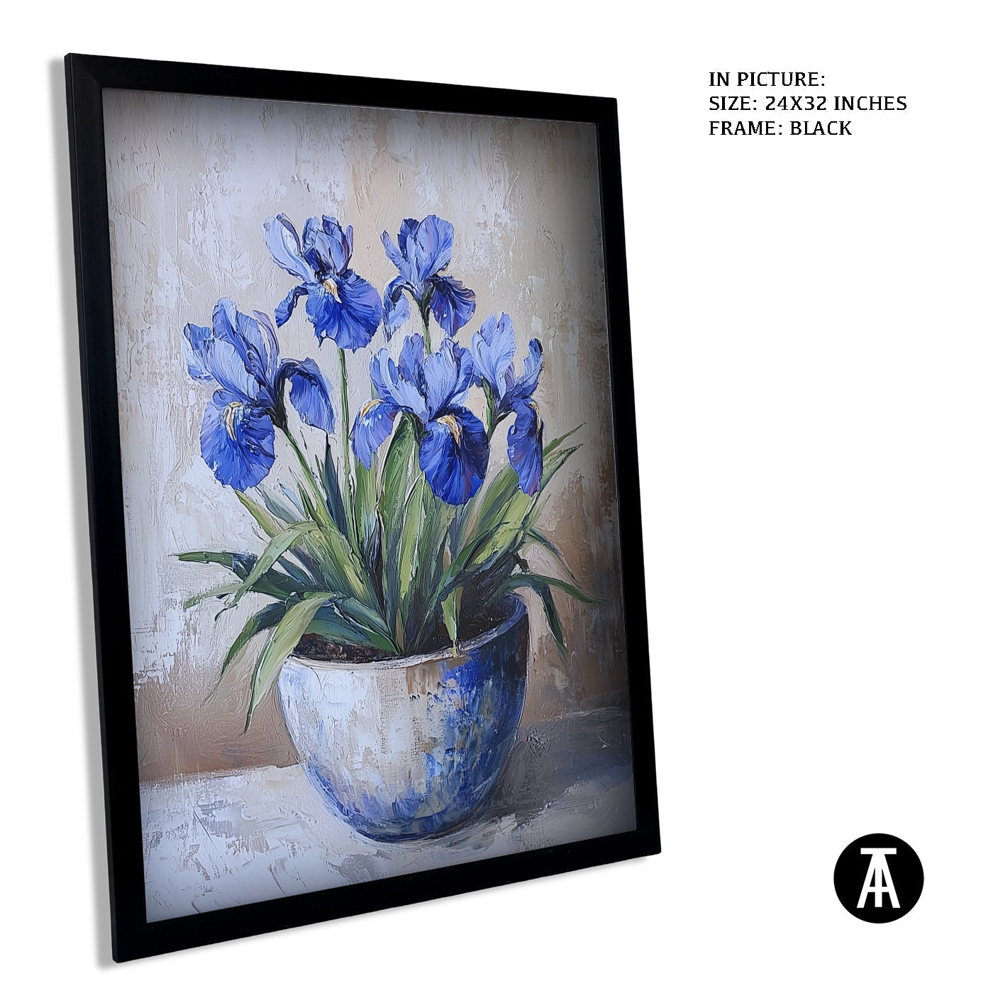 Artwork in Metal Earling Silver Frame