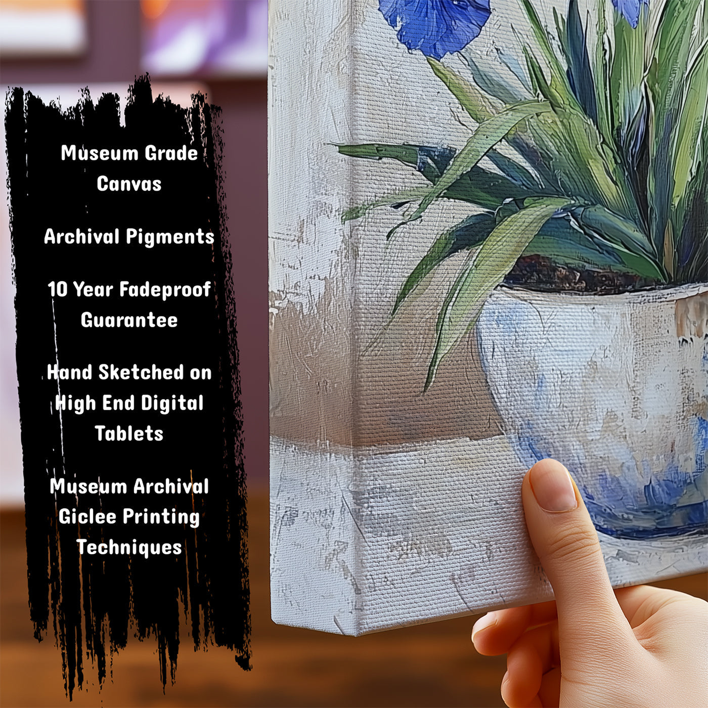 Information about Floral Botanical Canvas Art Print