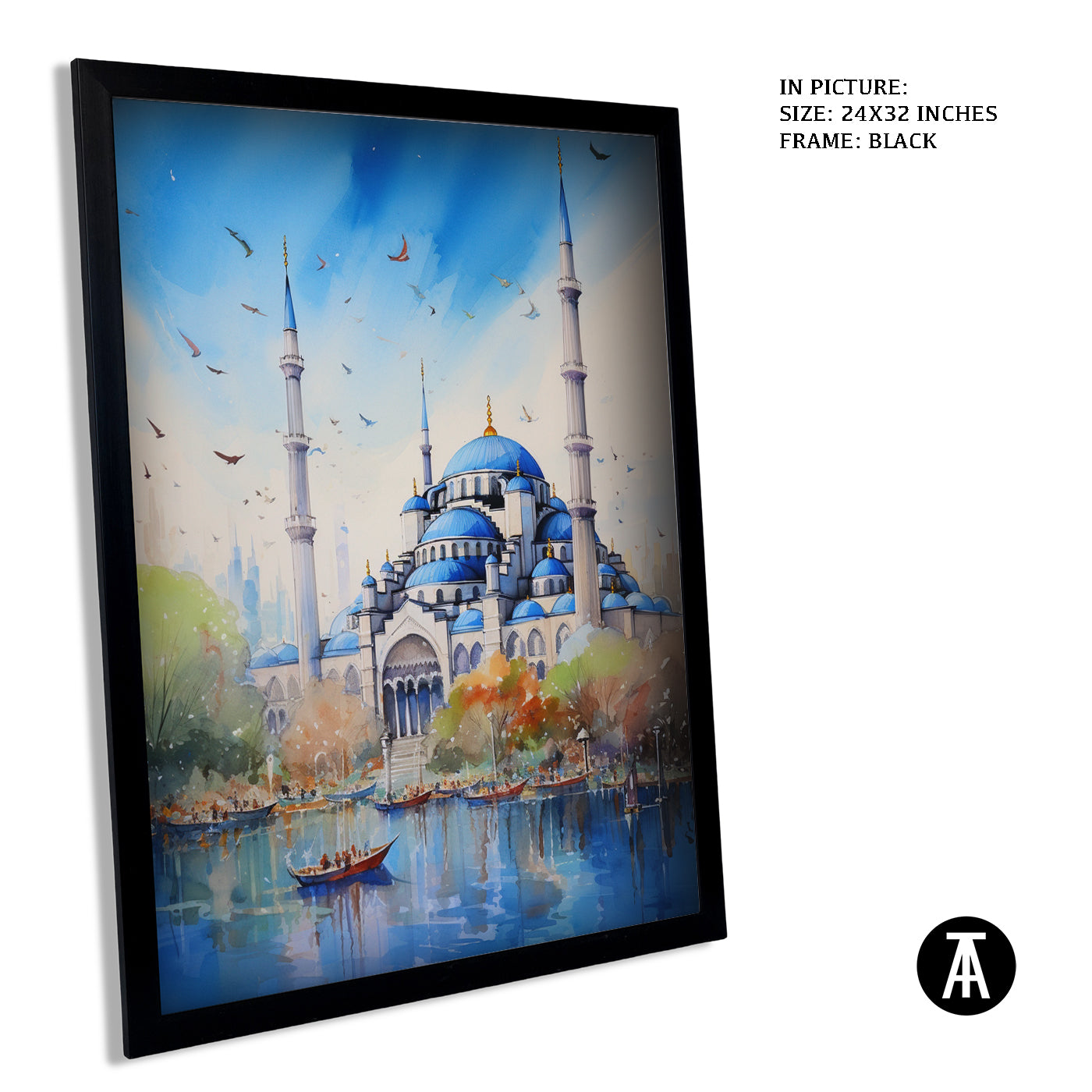 Artwork in Metal Earling Silver Frame
