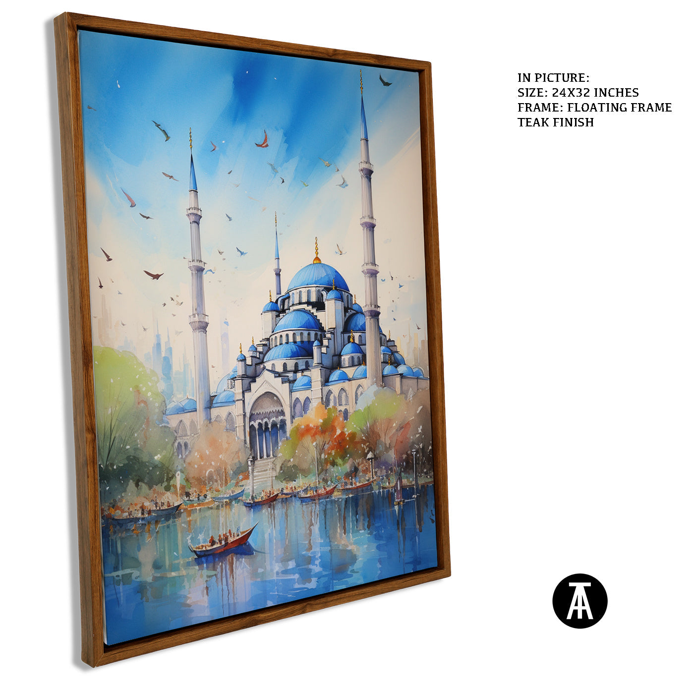 Artwork in Floating Frame