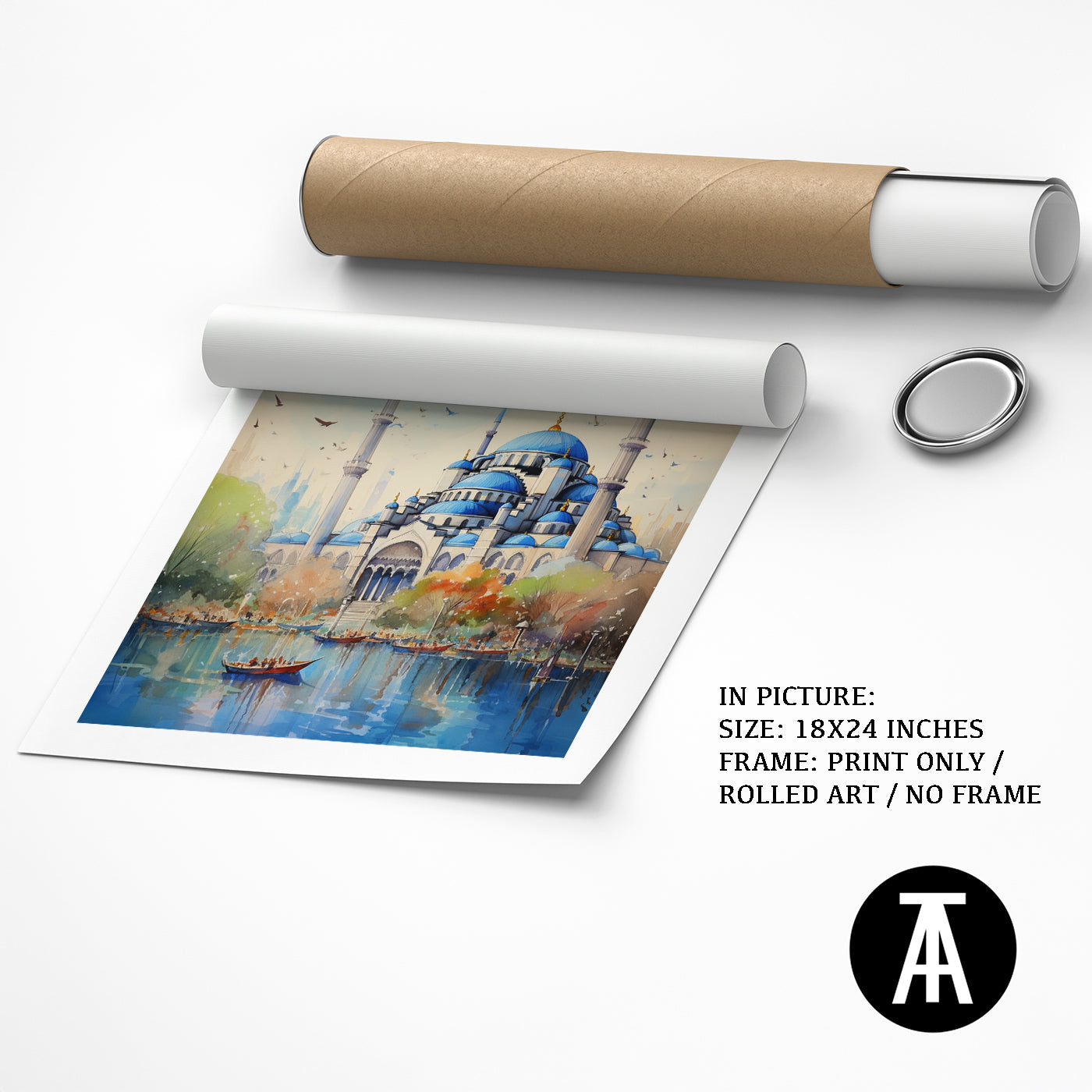 Artwork as Print Only or Rolled Art