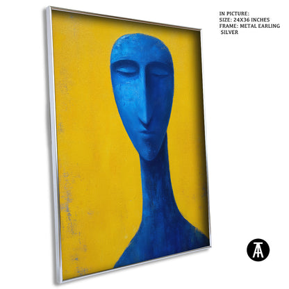 Artwork in Metal Earling Silver Frame