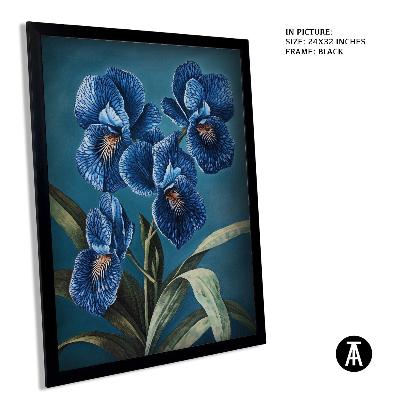Artwork in Metal Earling Silver Frame