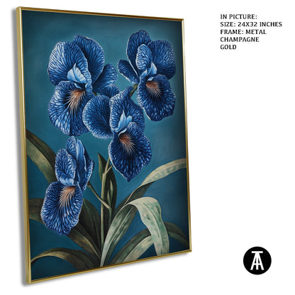 Artwork in Light Brown Frame