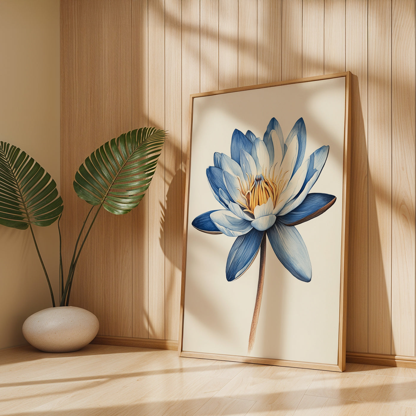 Floral Painting in a Lifestyle Setting