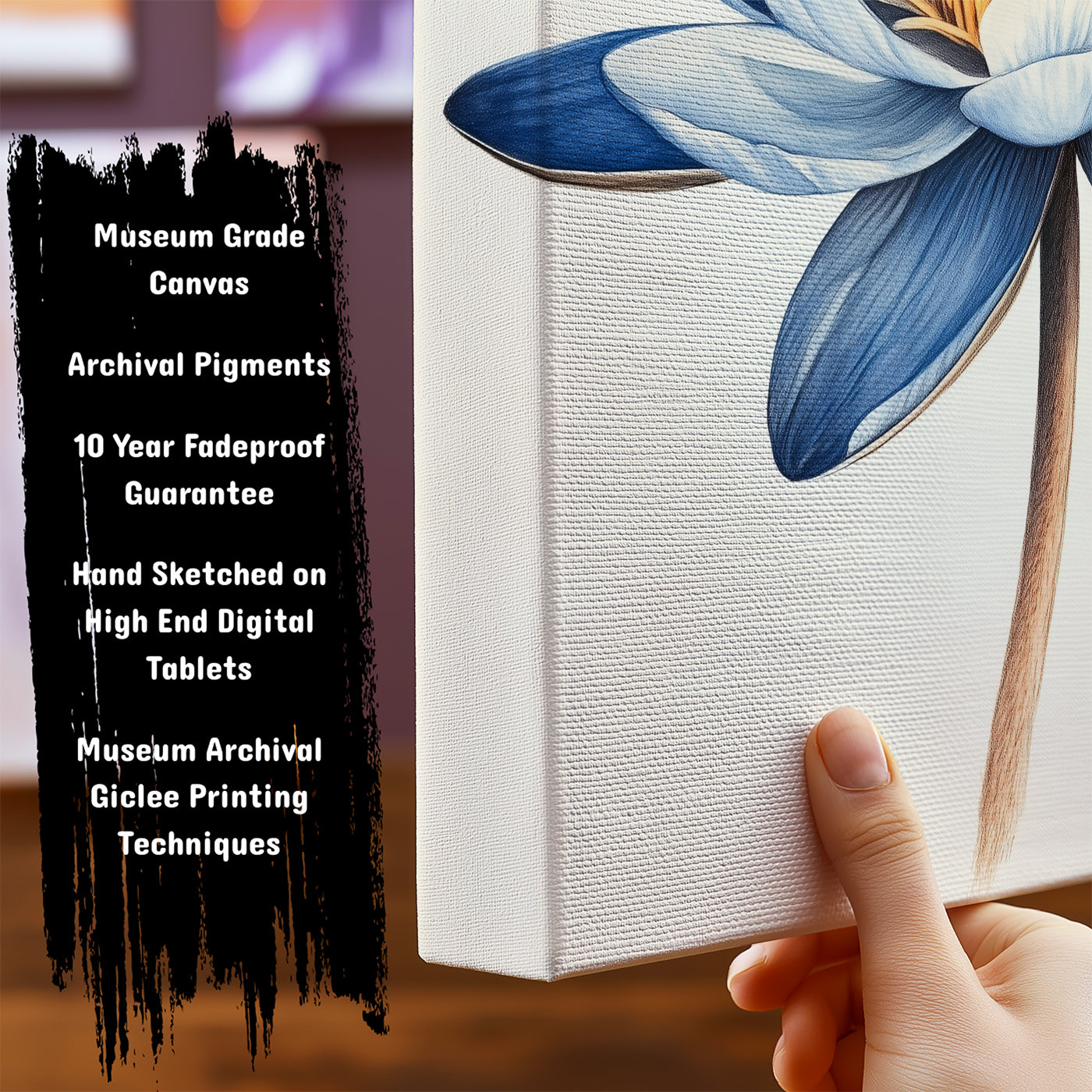 Information about Floral Botanical Canvas Art Print