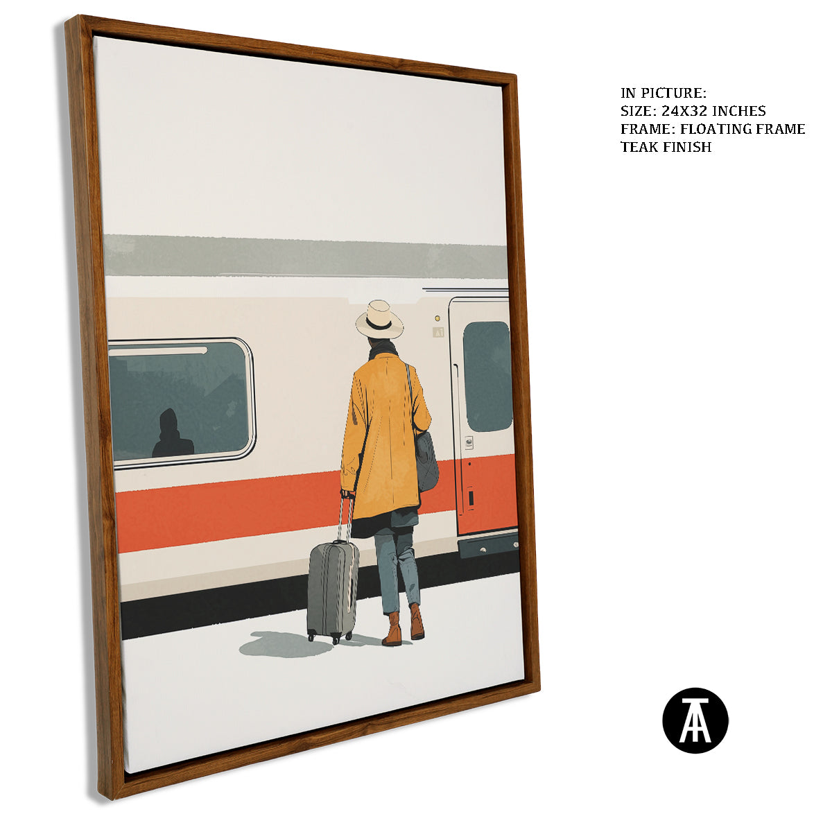Artwork in Floating Frame