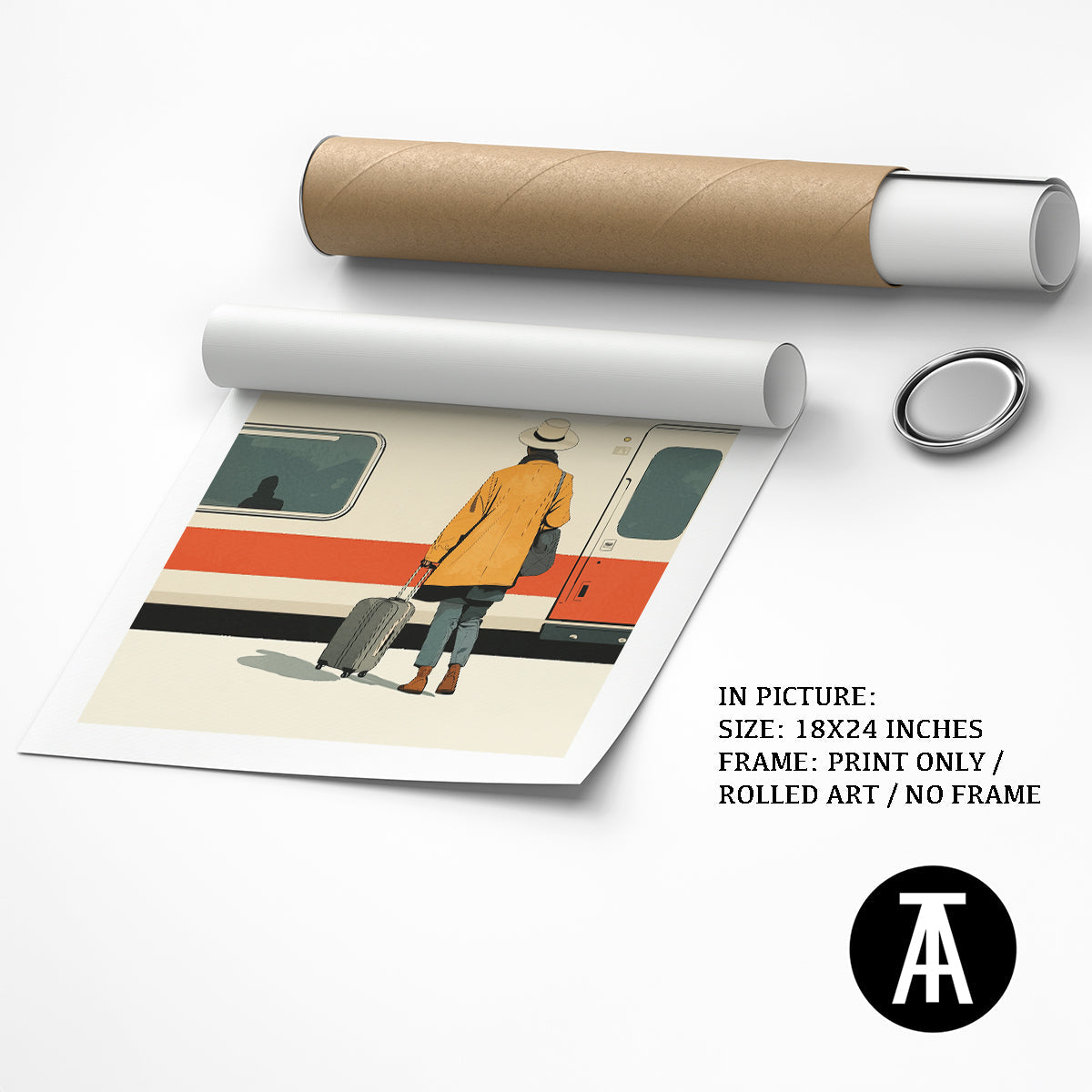 Artwork as Print Only or Rolled Art
