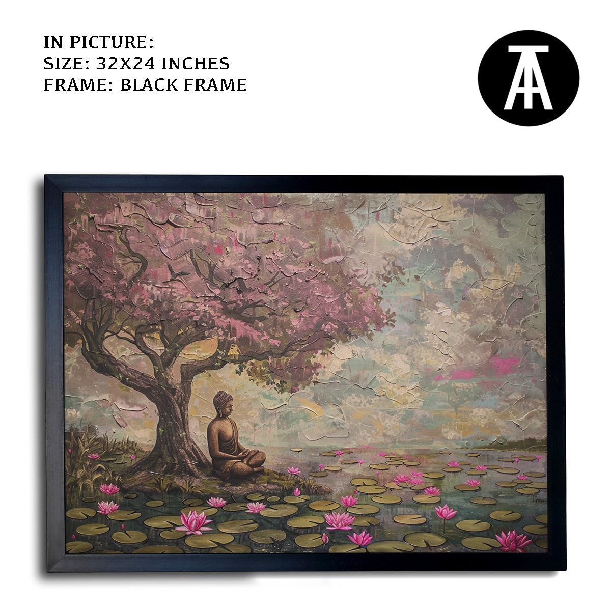Artwork in Metal Earling Silver Frame