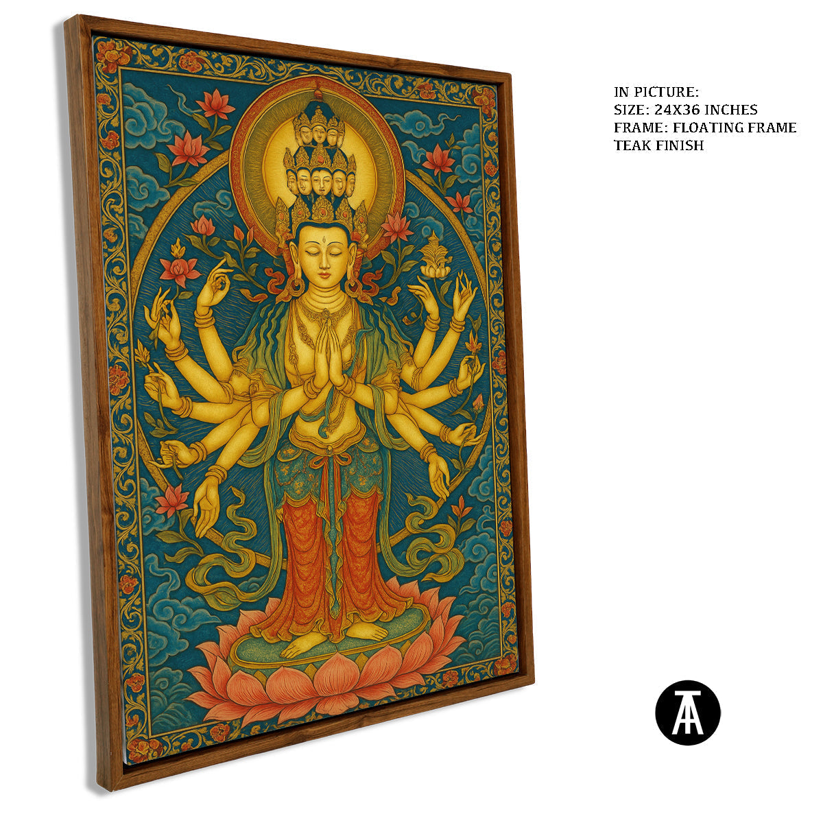 Artwork in Floating Frame