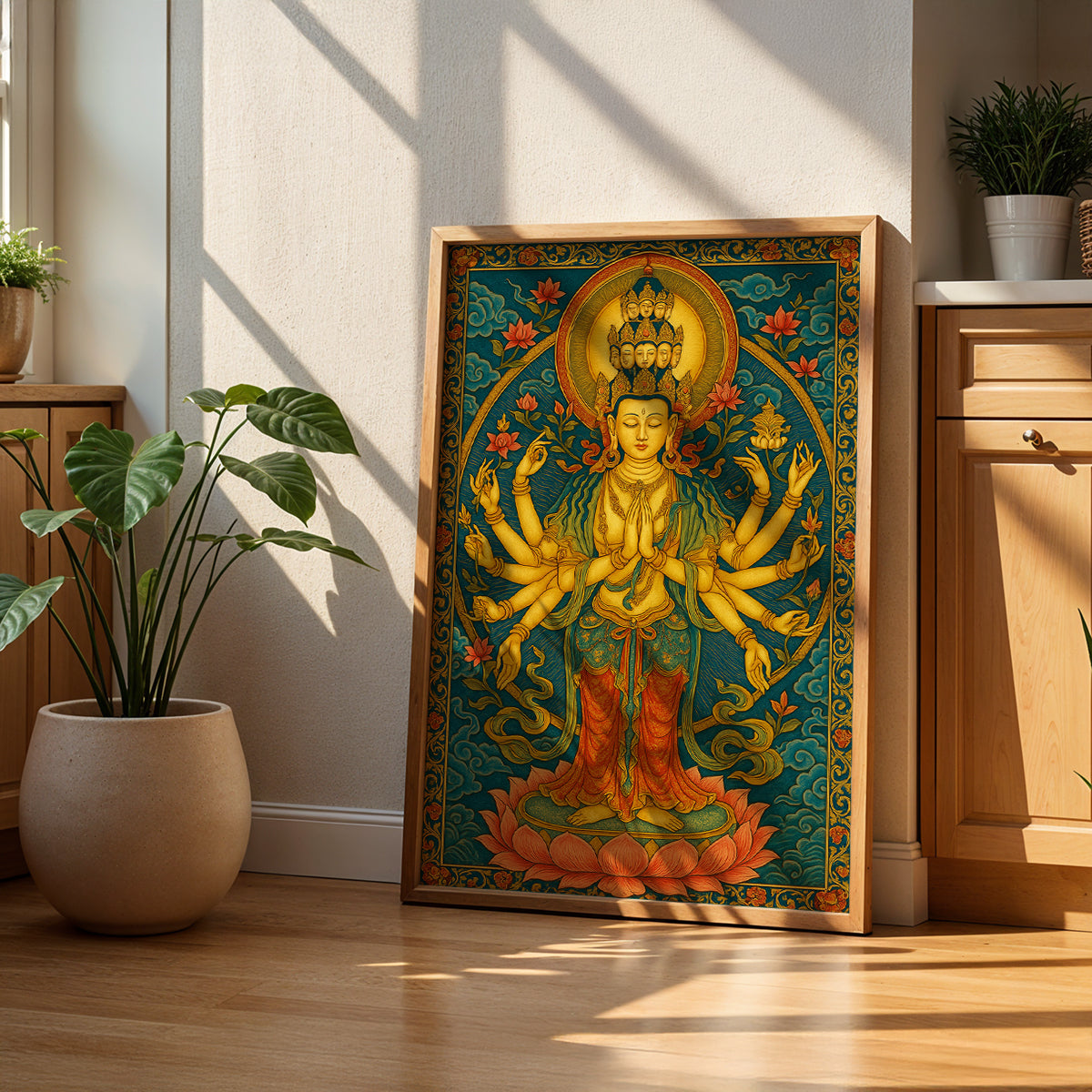 Heritage Indian Painting in a Lifestyle Setting