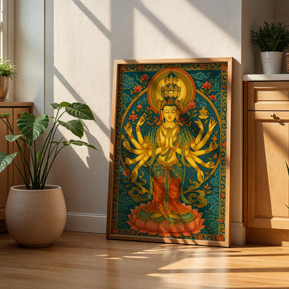 Heritage Indian Painting in a Lifestyle Setting