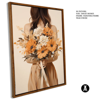 Sample Artwork in Floating Frame
