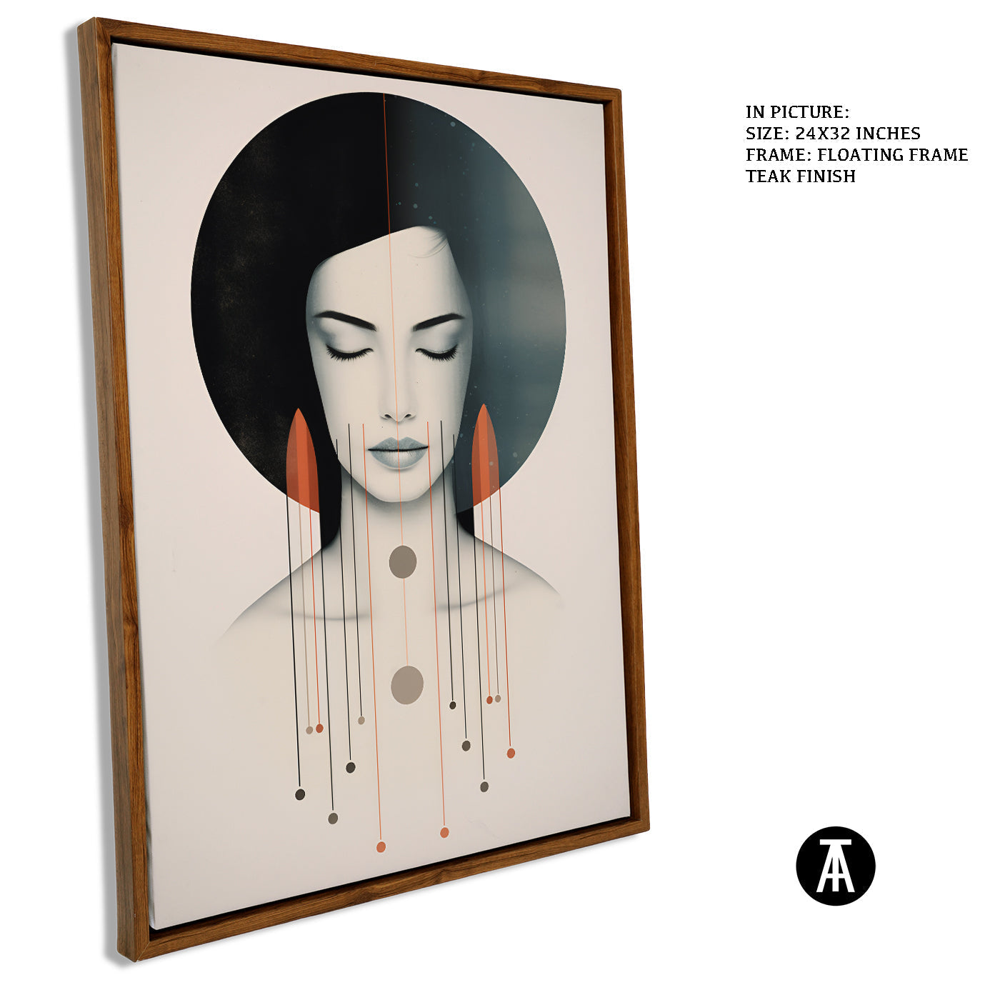 Artwork in Floating Frame