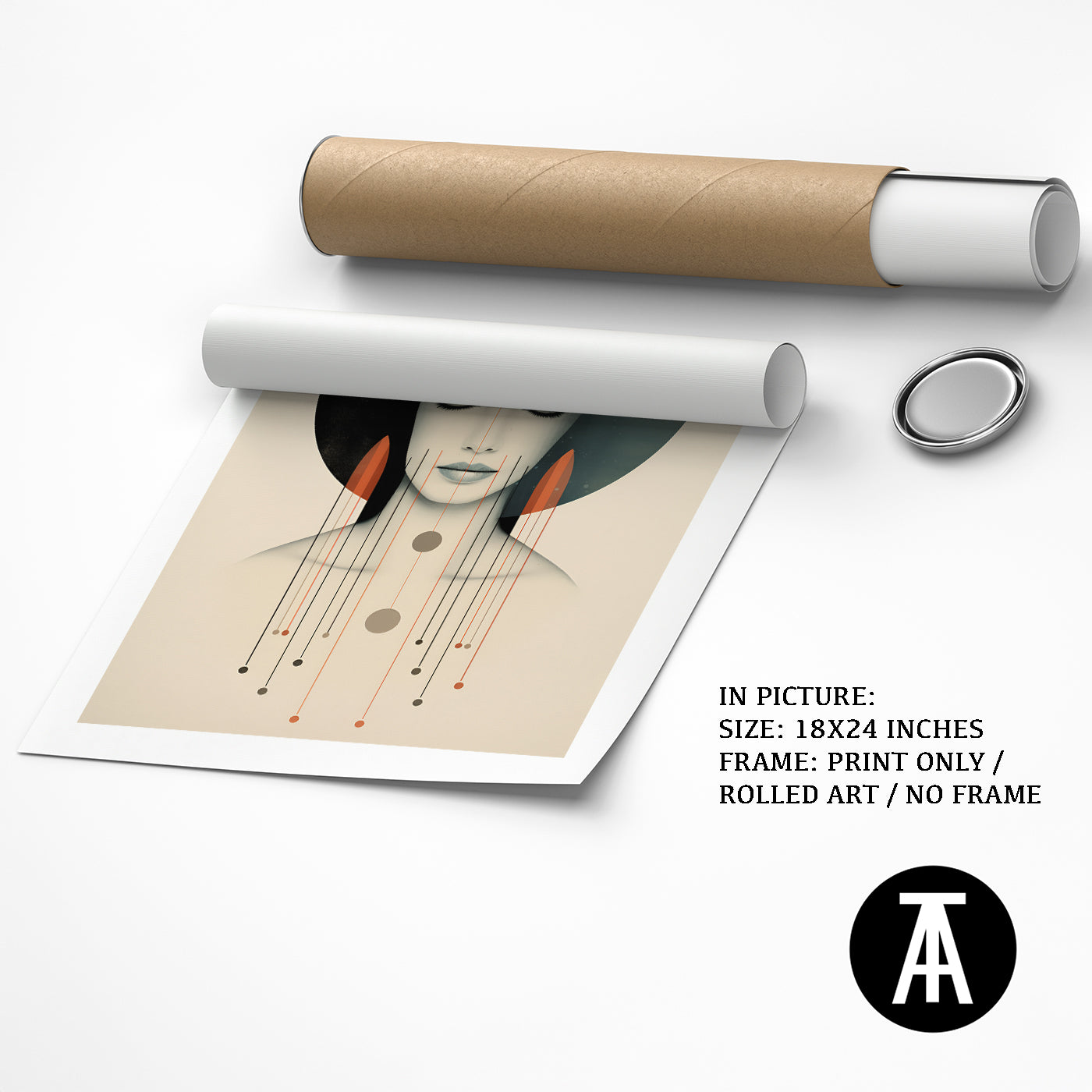 Artwork as Print Only or Rolled Art