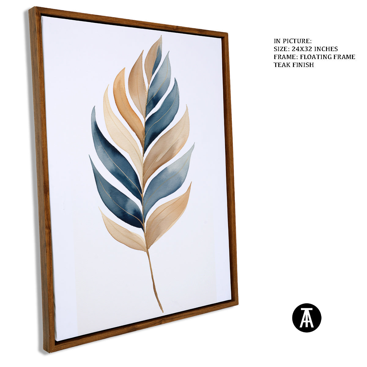 Sample Artwork in Floating Frame