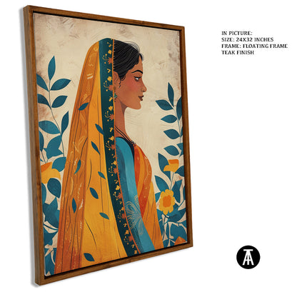 Sample Artwork in Floating Frame
