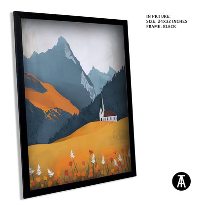 Artwork in Metal Earling Silver Frame