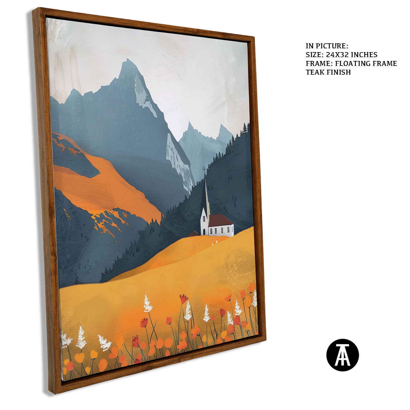Artwork in Floating Frame