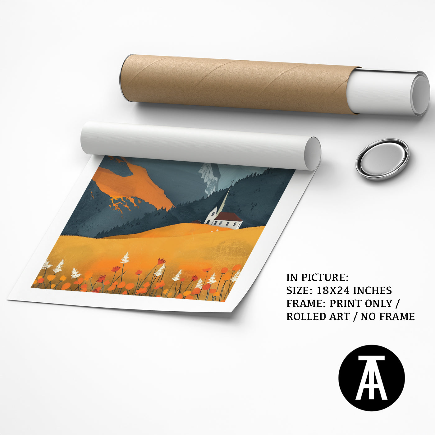 Artwork as Print Only or Rolled Art